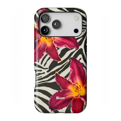Zebra Lily iPhone Case