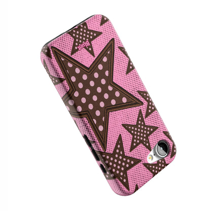 Pink-Polka-Star-iphone-case-iPhone 17 E-4