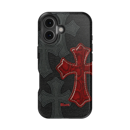 Crimson Cross iPhone Case