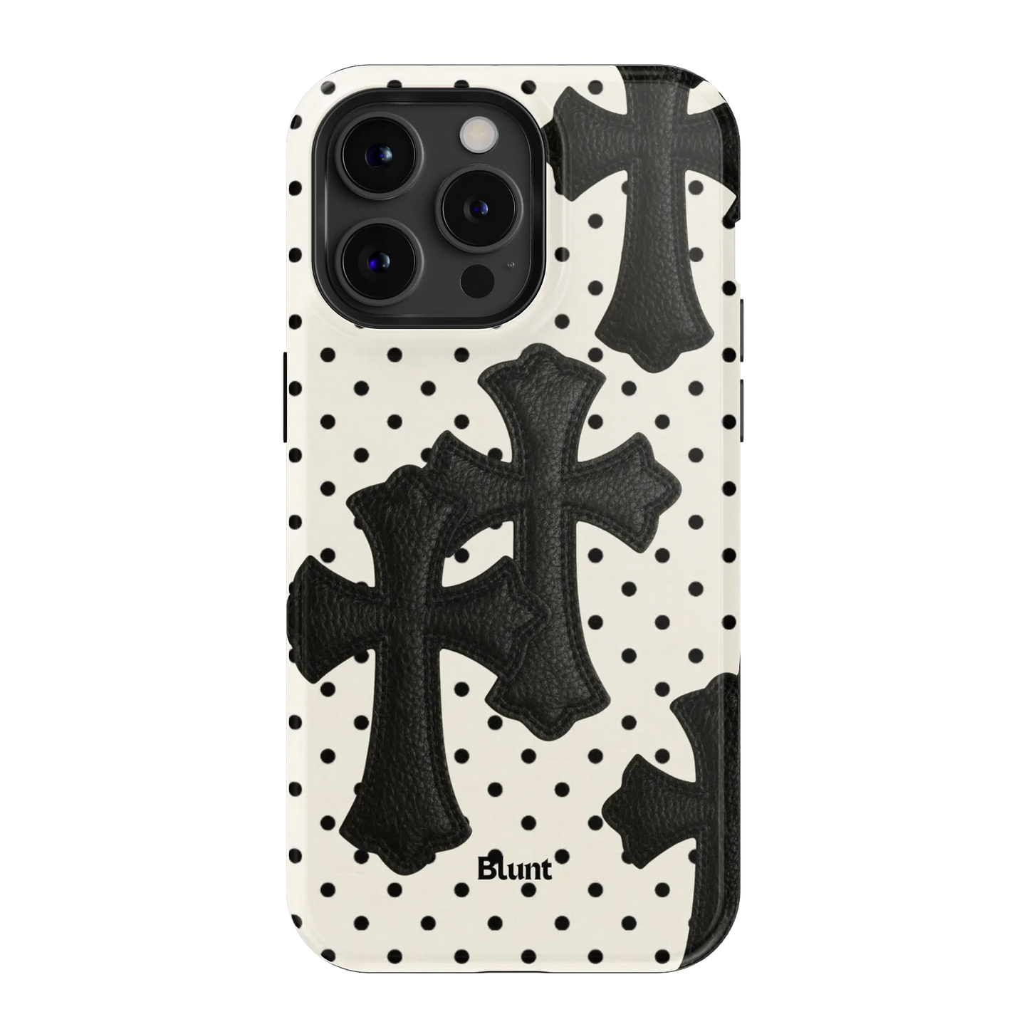 Noir Crosses iPhone Case