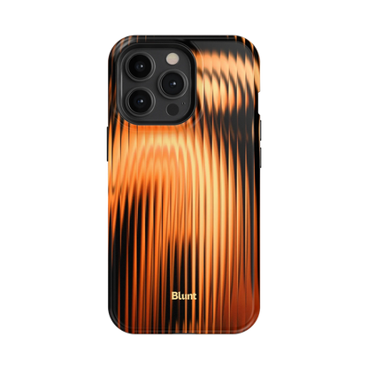 Copper Ripple iPhone Case