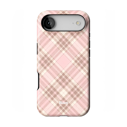 Blush Plaid iPhone Case