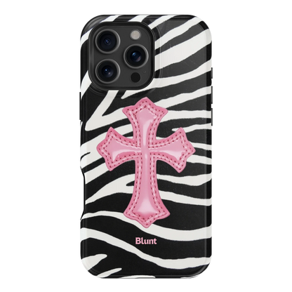 Zebra Halo iPhone Case