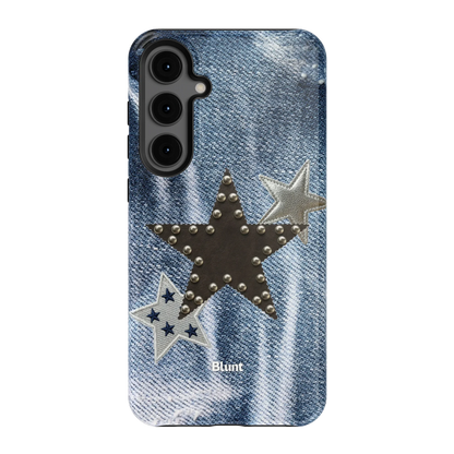 Denim Starstud Samsung Case