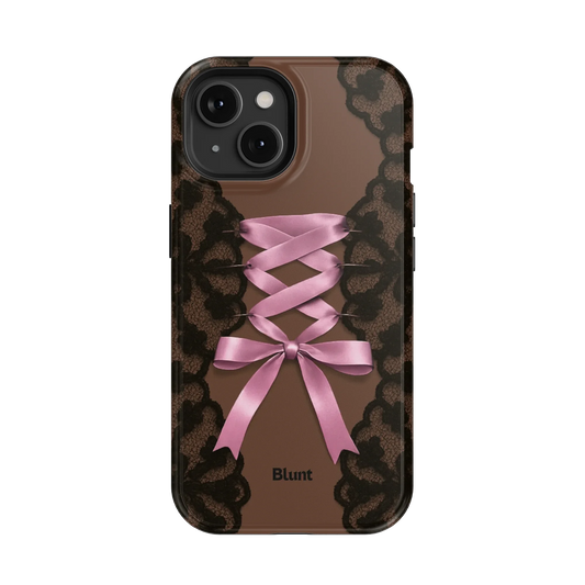 Brown Corset iPhone Case