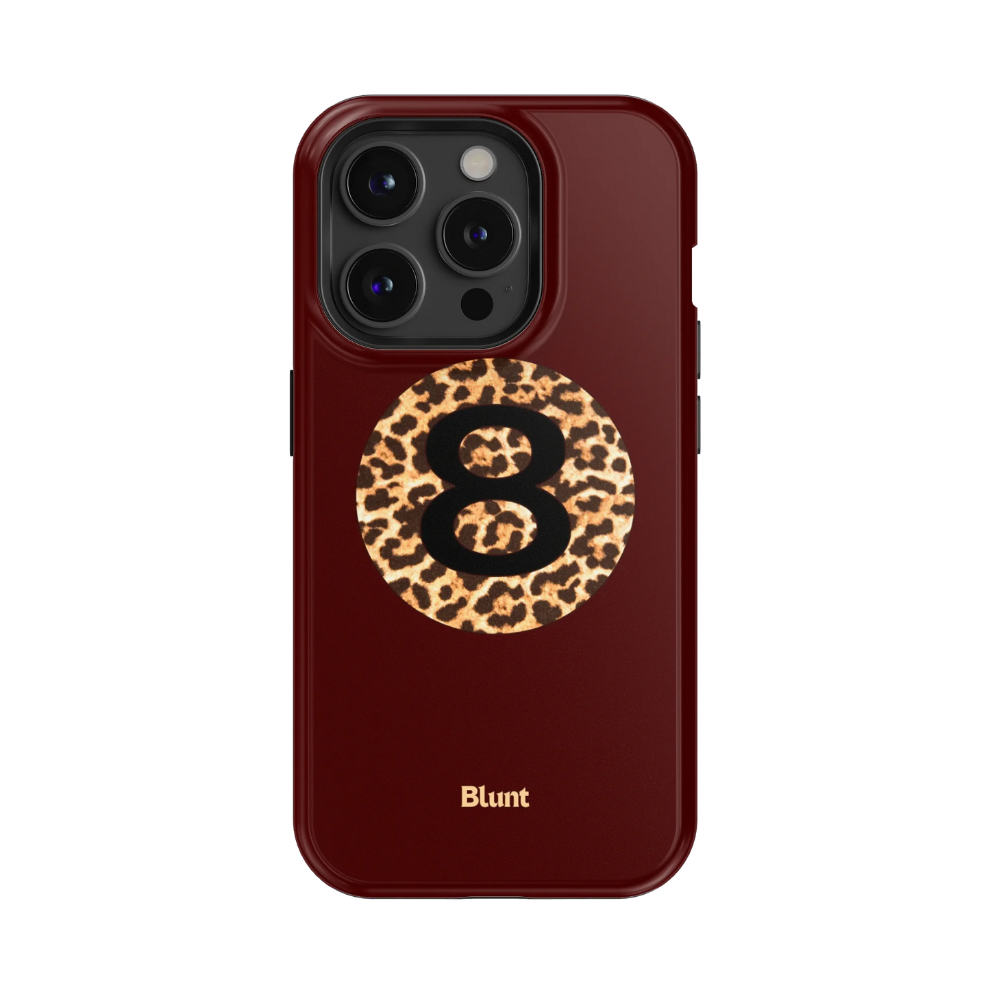 Burgundy Magic 8 iPhone Case