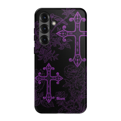 Purple Cross Samsung Case