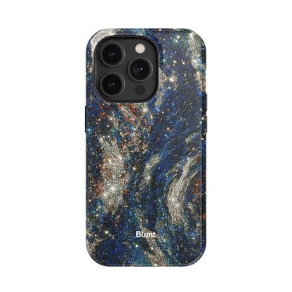 Midnight Marble iPhone Case