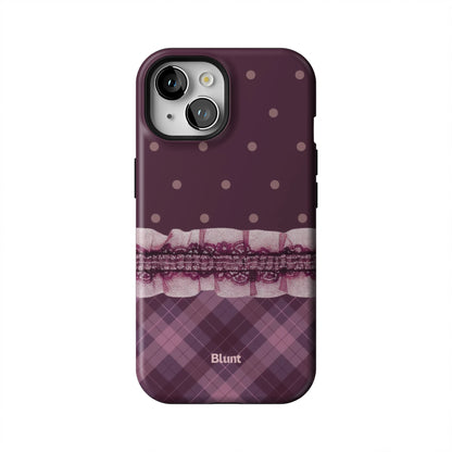 Lilac-Lattice-iphone-case-iPhone 15-1