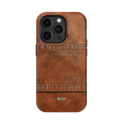 Chocolate Denim iPhone Case