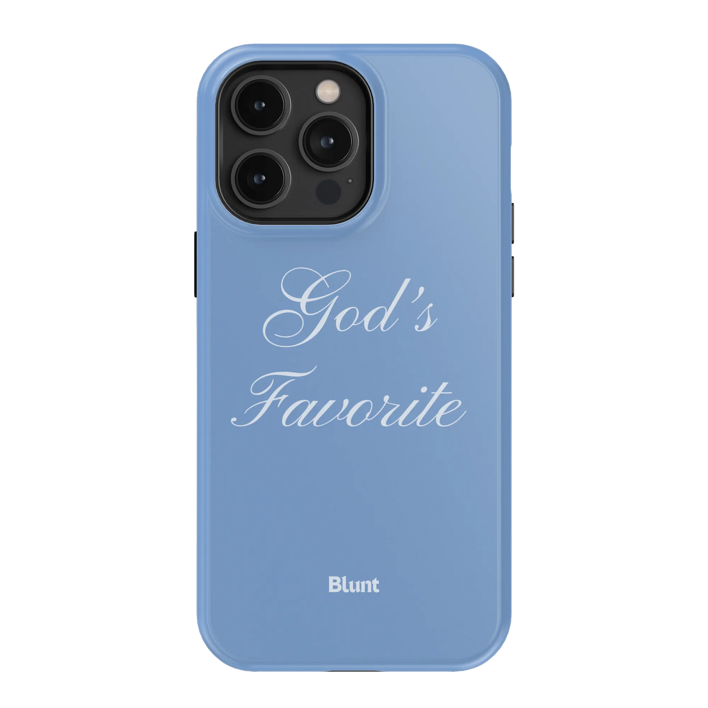 Gods Favorite Blue iPhone Case