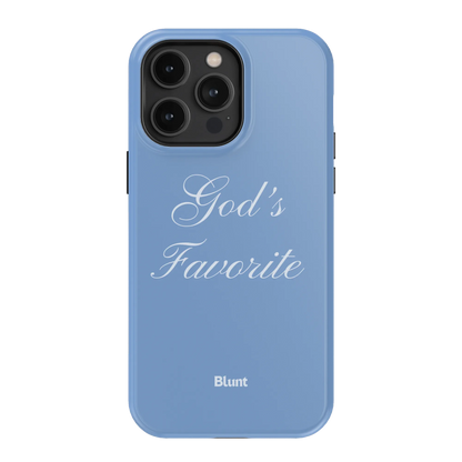 Gods Favorite Blue iPhone Case