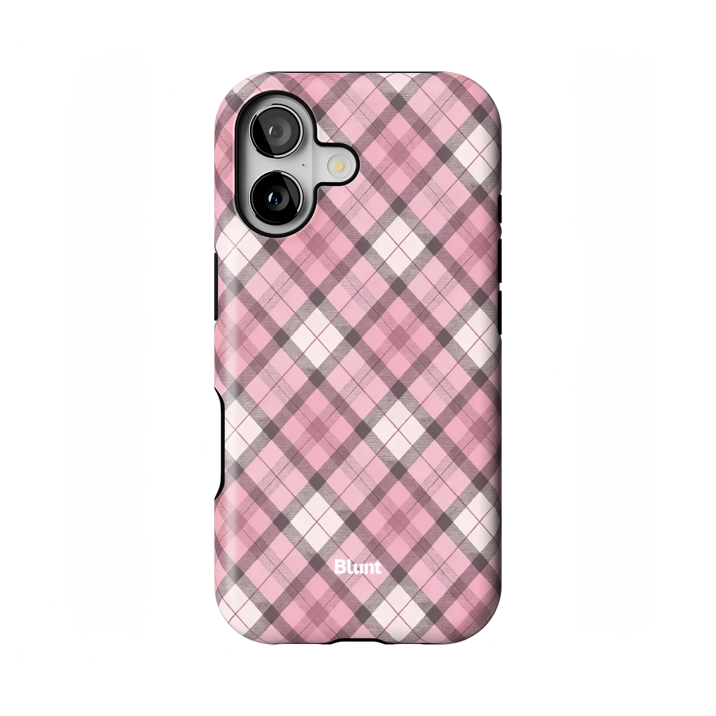 Pink Plaid iPhone Case