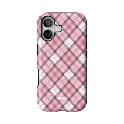 Pink Plaid iPhone Case