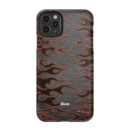 Steel Flame iPhone Case