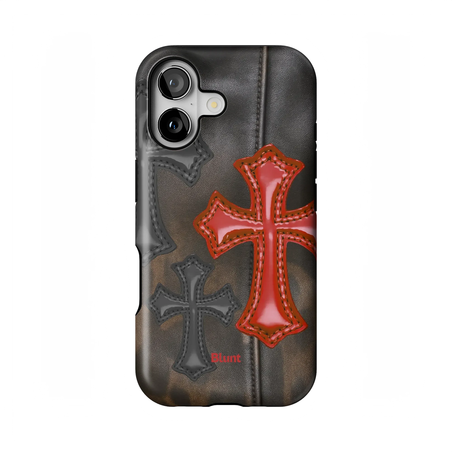 Leather Crosses iPhone Case