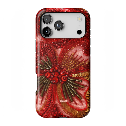 Crimson iPhone Case