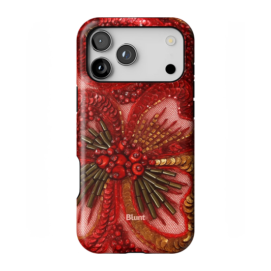 Crimson iPhone Case