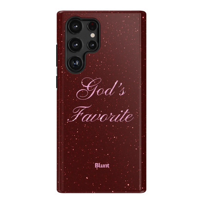 Gods Favorite Burgundy Samsung Case