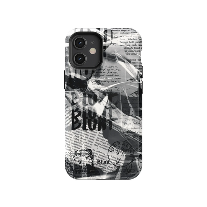 Black Love Letter iPhone Case