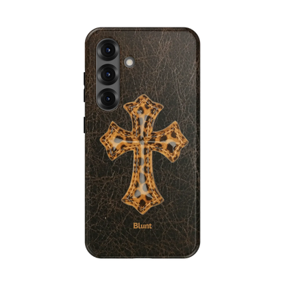 Golden Celine Samsung Case