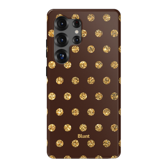 Gold Polka Samsung Case