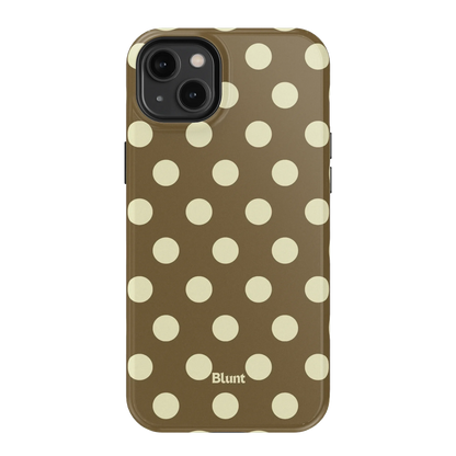 Toffee Cream Dot iPhone Case