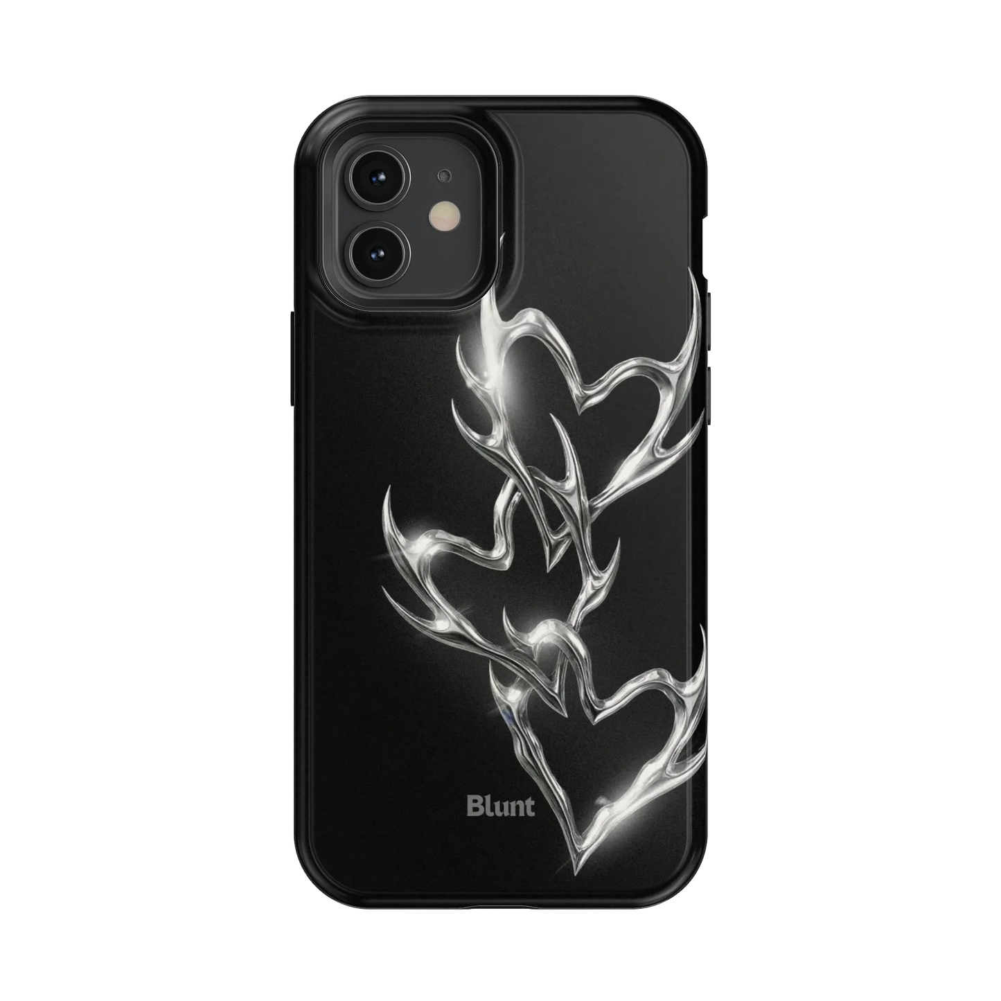 Chrome Flame iPhone Case