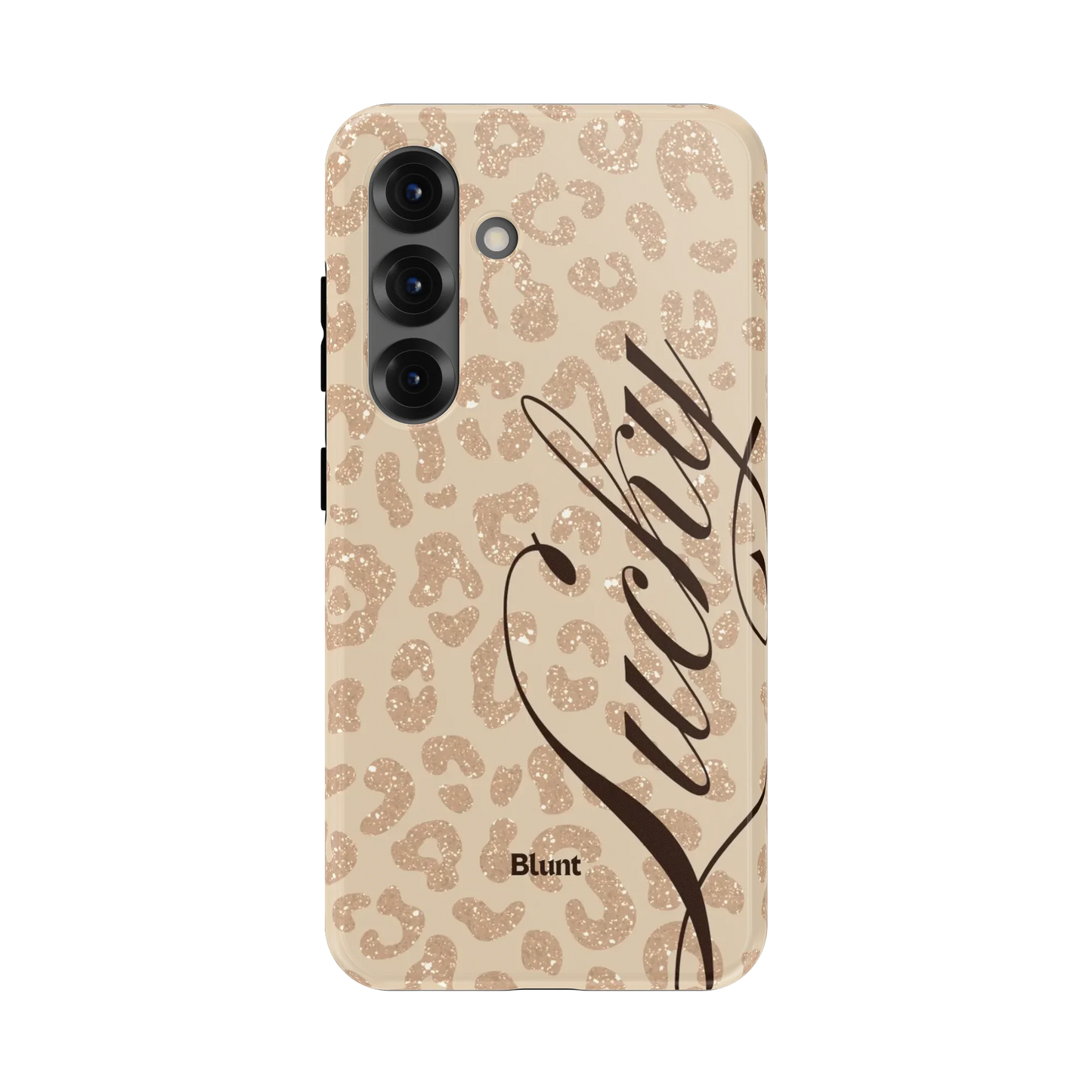 Cream Cheetah Lucky Samsung Case