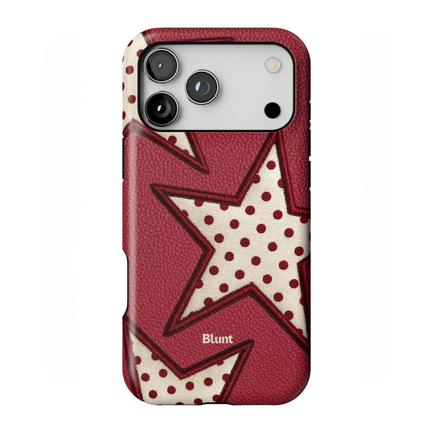 Cherry Polka Star iPhone Case