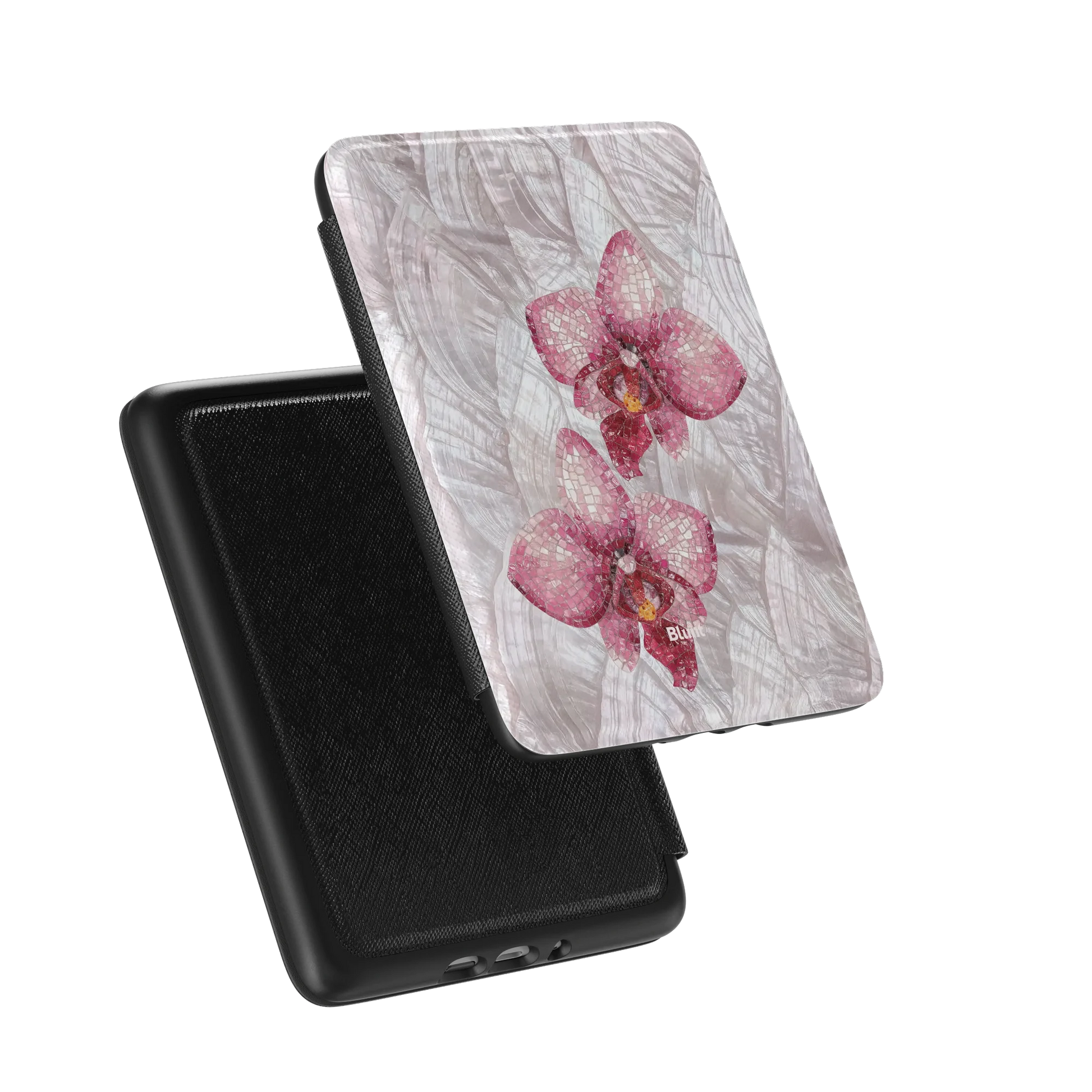 Pink-Mosaic-Orchids-kindle-case-Kindle Paperwhite/Colorsoft 7-6