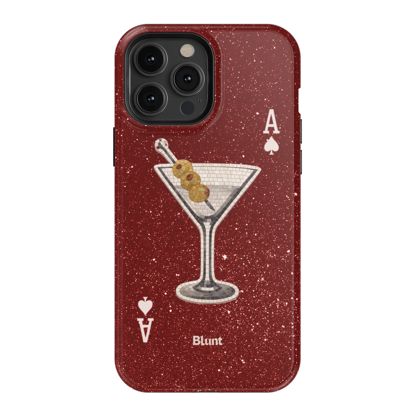 Red Dirty Martini iPhone Case