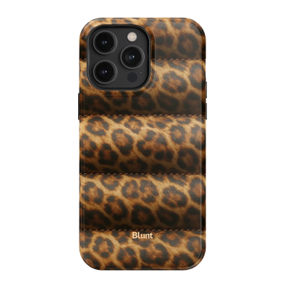 Cheetah Puffer iPhone Case