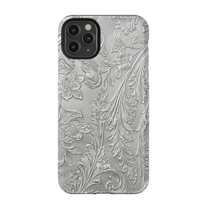 Tooled Silver iPhone Case