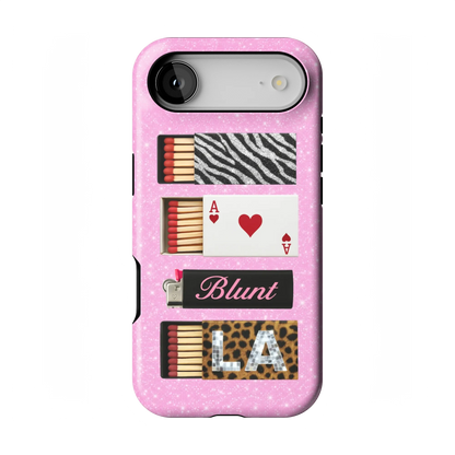 Baby Pink Match iPhone Case