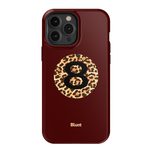 Burgundy Magic 8 iPhone Case