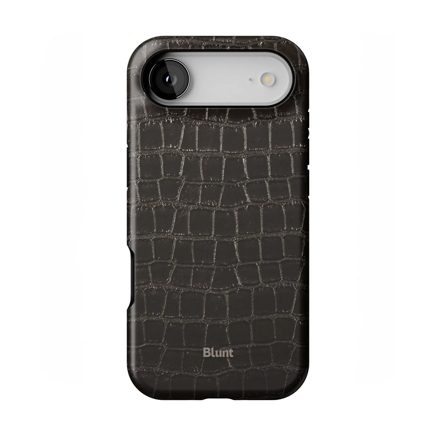 Onyx Croc iPhone Case