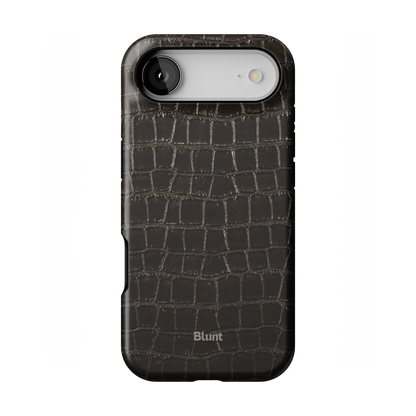 Onyx Croc iPhone Case