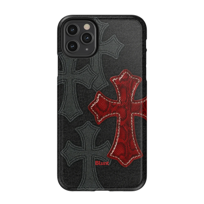 Crimson Cross iPhone Case