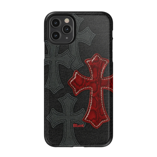 Crimson Cross iPhone Case