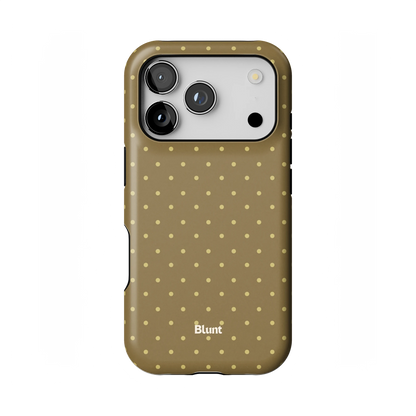 Olive Dot iPhone Case
