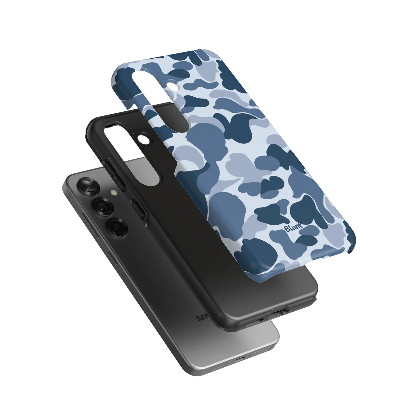 Bluish Camo Samsung Case
