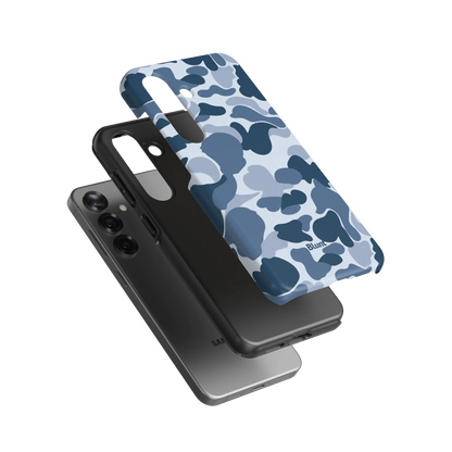 Bluish Camo Samsung Case