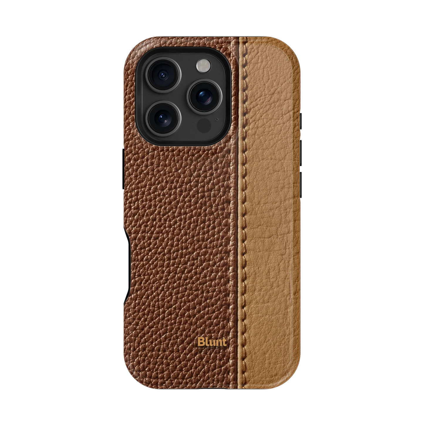 Two-Tone Walnut iPhone Case