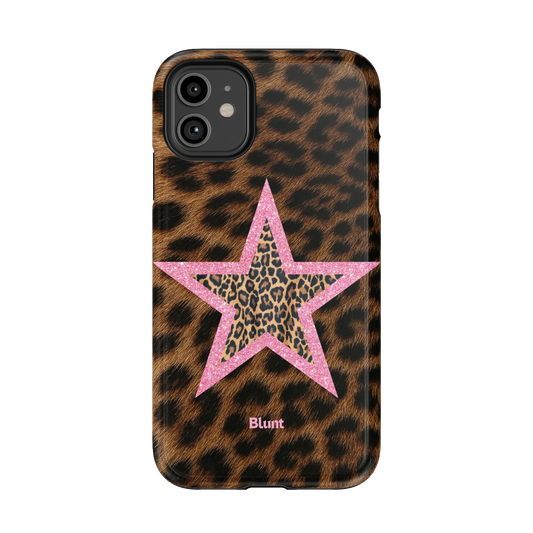 Pink Cheetah Starlette iPhone Case