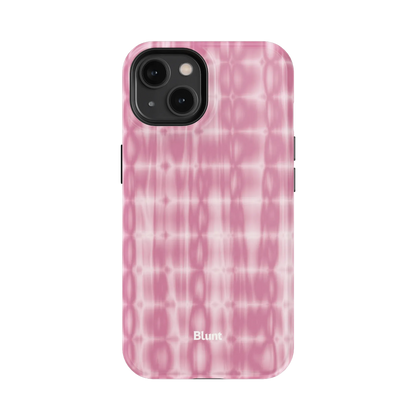 Pink Ripple iPhone Case