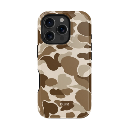 Brown Camo iPhone Case