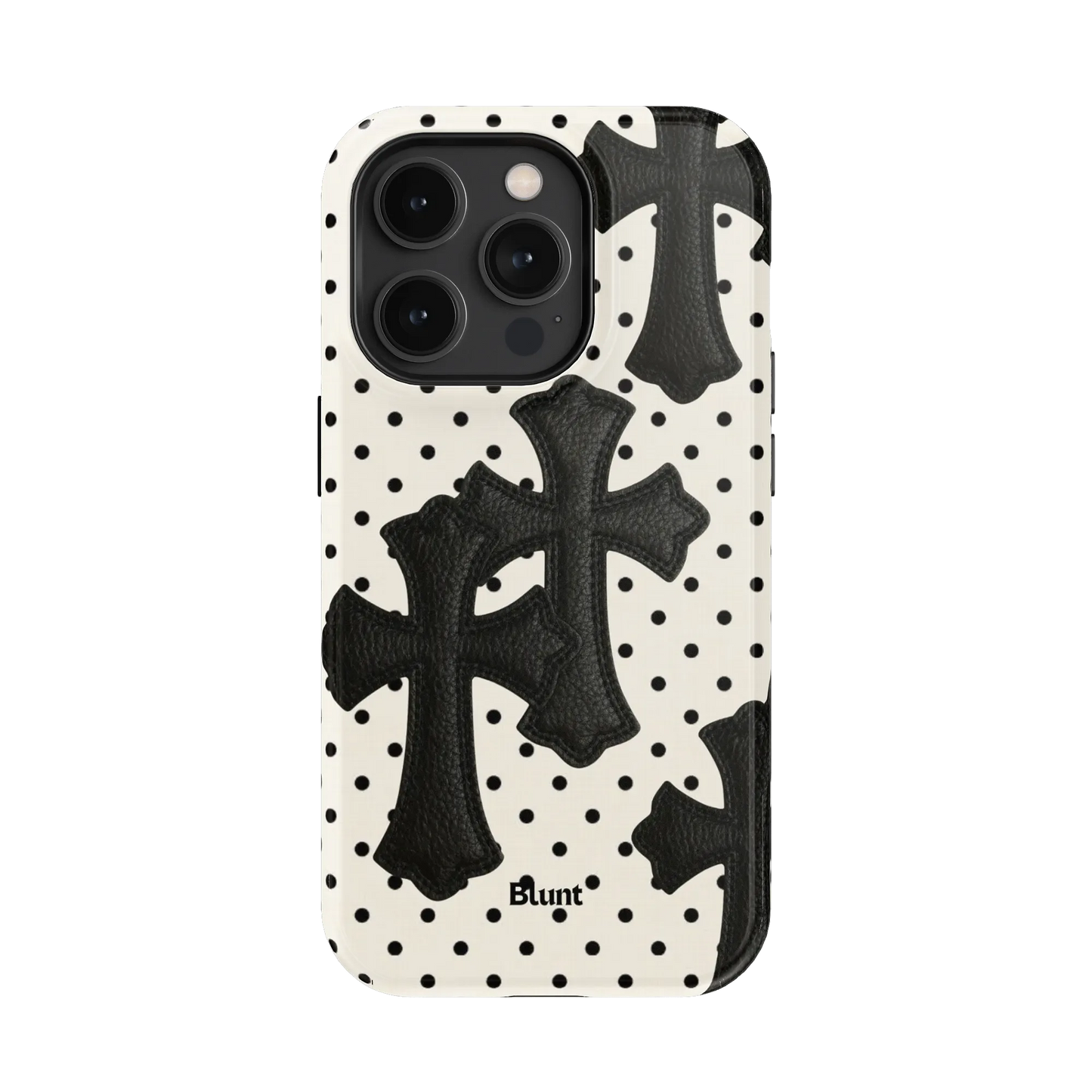 Noir Crosses iPhone Case