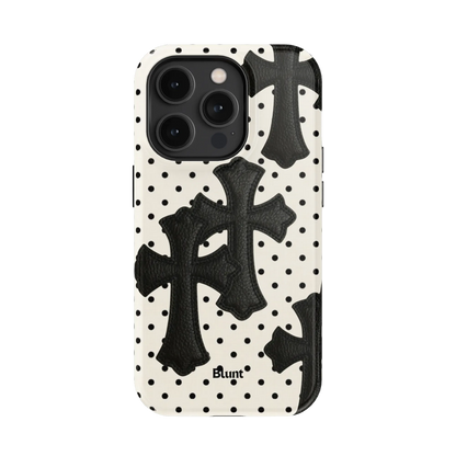 Noir Crosses iPhone Case