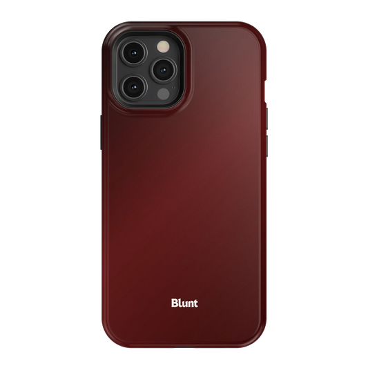 Oxblood iPhone Case